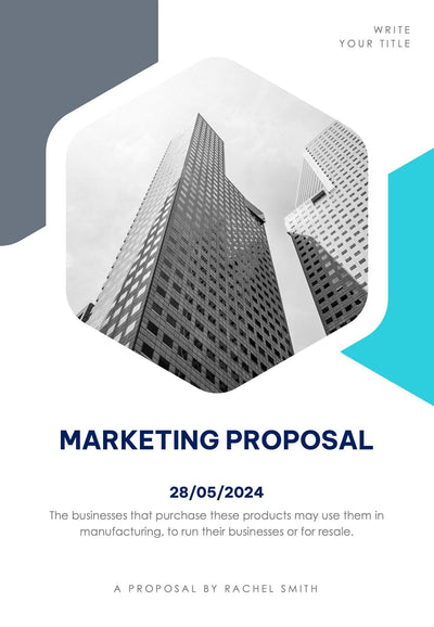 Business-Proposal-2-Pages-Infographics Infographics Turquoise Business Proposal Template powerpoint-template keynote-template google-slides-template infographic-template
