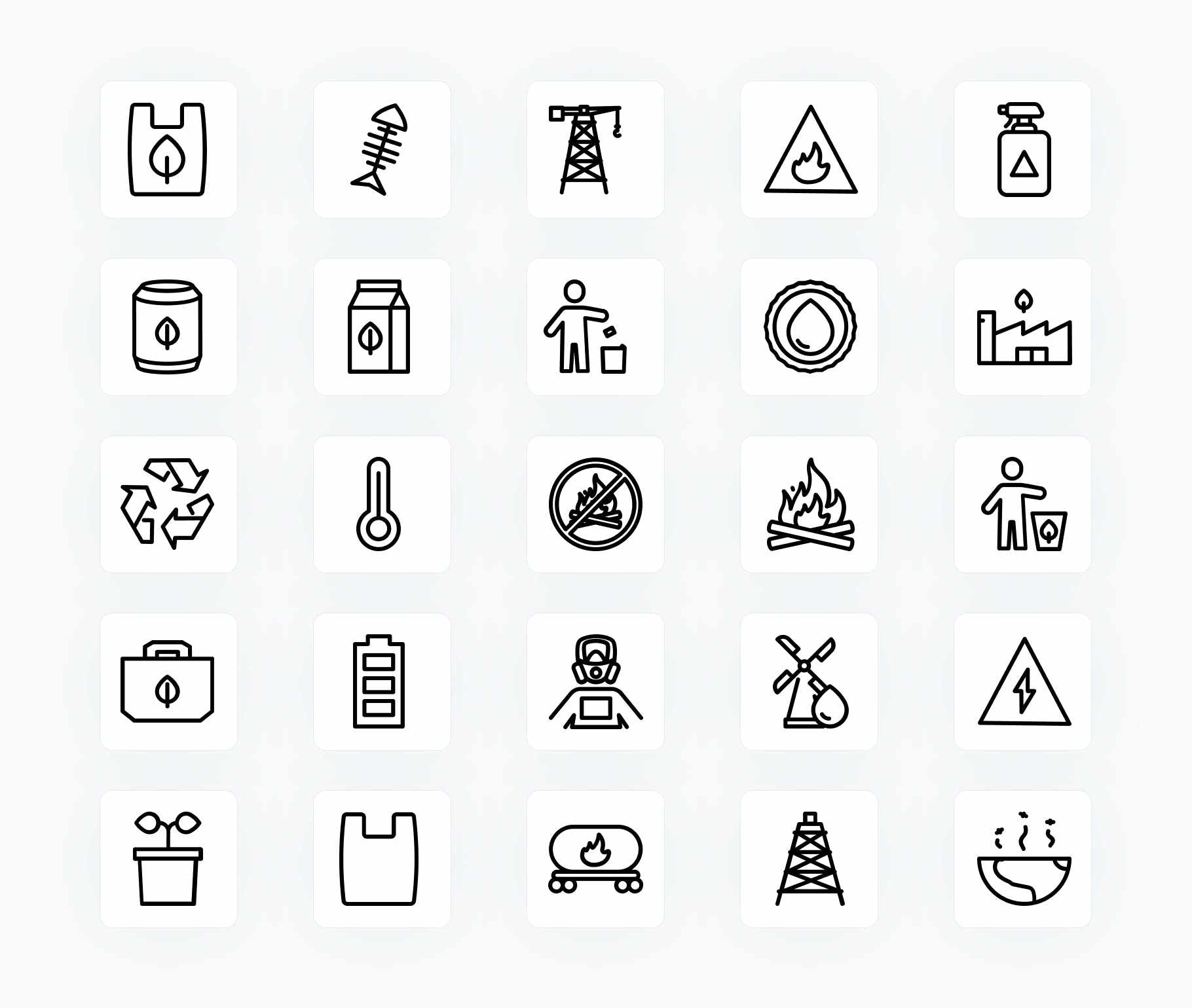 Ecology-Outline-Vector-Icons Icons Ecology Outline Vector Icons S12172102 powerpoint-template keynote-template google-slides-template infographic-template