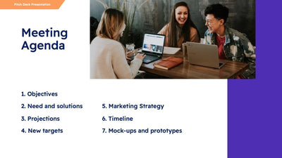 Meeting-Agenda-Slides Slides Meeting Agenda Purple and Orange Slide Template S10172201 powerpoint-template keynote-template google-slides-template infographic-template