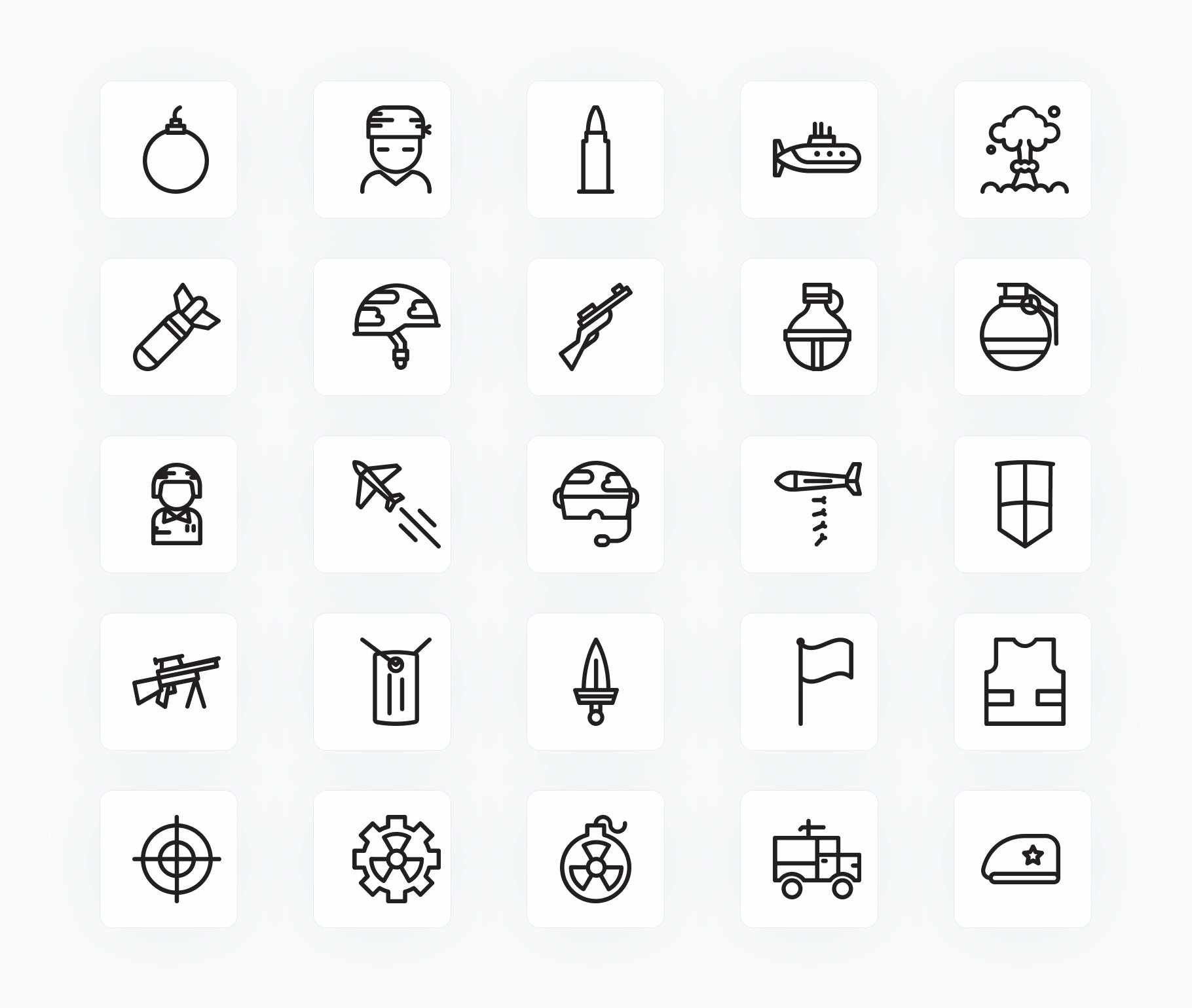 War-Outline-Vector-Icons Icons War Outline Vector Icons S12222101 powerpoint-template keynote-template google-slides-template infographic-template