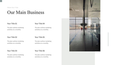 About-Our-Company-Slides Slides Our Main Business Opal Blue White Slide Template S04242301 powerpoint-template keynote-template google-slides-template infographic-template