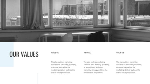 Annual-Report-Deck Slides Blue Light Black and White Minimal and Simple Presentation Annual Report Template S04212301 powerpoint-template keynote-template google-slides-template infographic-template