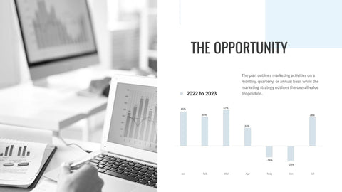 Annual-Report-Deck Slides Blue Light Black and White Minimal and Simple Presentation Annual Report Template S04212301 powerpoint-template keynote-template google-slides-template infographic-template