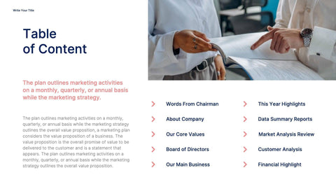 Annual-Report-Deck Slides Persian Blue Coral Simple and Modern Presentation Annual Report Template S04302301 powerpoint-template keynote-template google-slides-template infographic-template