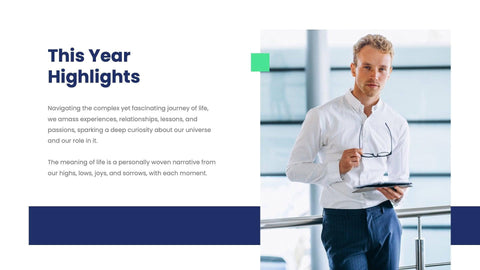 Annual-Report-Presentation-Template Slides Blue Neon Green Simple and Professional Presentation Annual Report Template S06262301 powerpoint-template keynote-template google-slides-template infographic-template