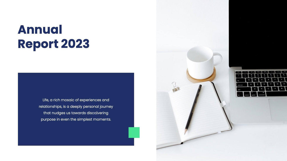 Annual-Report-Presentation-Template Slides Blue Neon Green Simple and Professional Presentation Annual Report Template S06262301 powerpoint-template keynote-template google-slides-template infographic-template