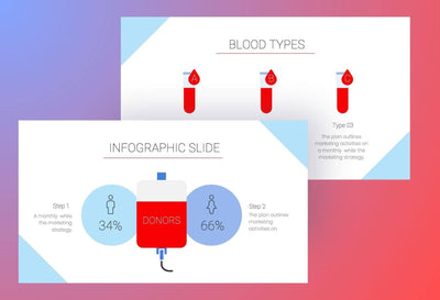 Medical-Presentation-Templates Slides Blood Donation Presentation Template S07312301 powerpoint-template keynote-template google-slides-template infographic-template