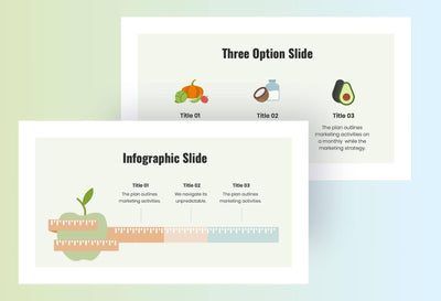 Medical-Presentation-Templates Slides Healthy Lifestyle Presentation Template S08072301 powerpoint-template keynote-template google-slides-template infographic-template