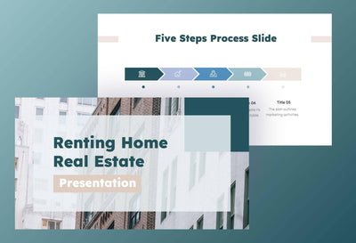 Real-Estate-Presentation-Templates Slides Renting Home Real Estate Presentation Template S09062301 powerpoint-template keynote-template google-slides-template infographic-template
