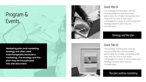 Annual-Report-Deck Slides Black and White Green Professional Presentation Annual Report Template S12202201 powerpoint-template keynote-template google-slides-template infographic-template