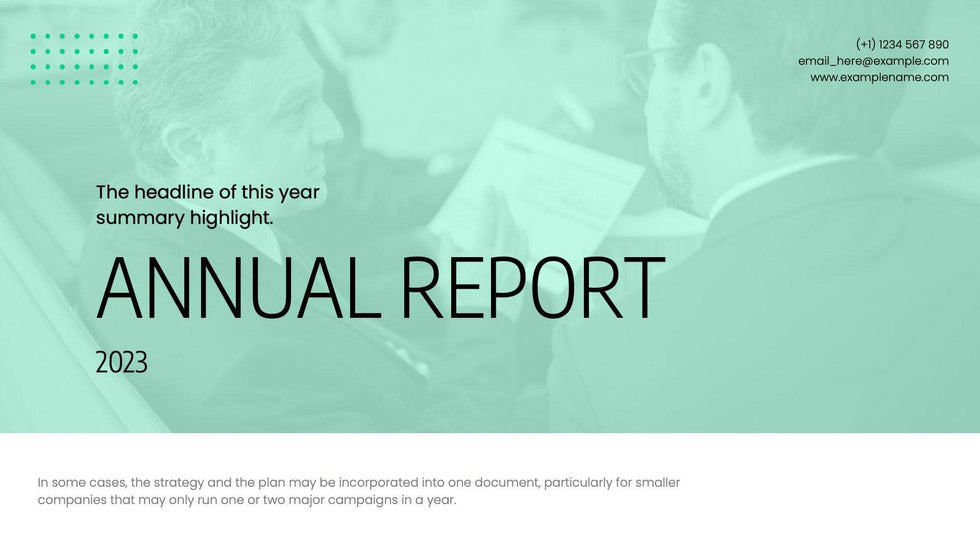Annual-Report-Deck Slides Black and White Green Professional Presentation Annual Report Template S12202201 powerpoint-template keynote-template google-slides-template infographic-template