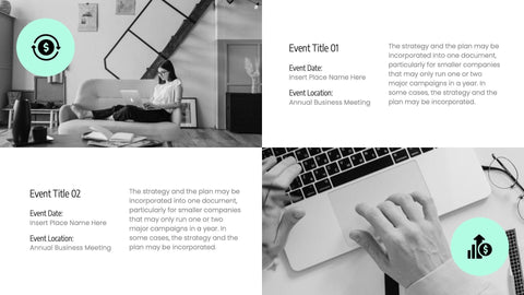 Annual-Report-Deck Slides Black and White Green Professional Presentation Annual Report Template S12202201 powerpoint-template keynote-template google-slides-template infographic-template