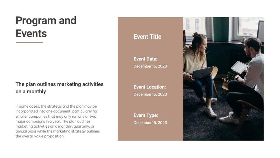 Annual-Report-Deck Slides Brown Mocha Simple and Professional Presentation Annual Report Template S04182301 powerpoint-template keynote-template google-slides-template infographic-template