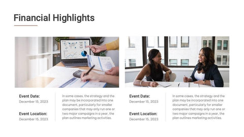 Annual-Report-Deck Slides Brown Mocha Simple and Professional Presentation Annual Report Template S04182301 powerpoint-template keynote-template google-slides-template infographic-template