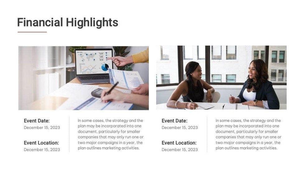 Annual-Report-Deck Slides Brown Mocha Simple and Professional Presentation Annual Report Template S04182301 powerpoint-template keynote-template google-slides-template infographic-template