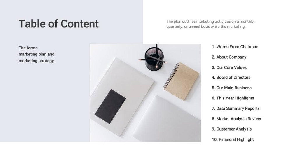 Annual-Report-Deck Slides Han Blue Gray Professional and Clean Presentation Annual Report Template S04182301 powerpoint-template keynote-template google-slides-template infographic-template