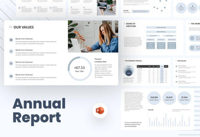 Annual-Report-Deck Slides Light Blue Clean and Professional Presentation Annual Report Template S12212201 powerpoint-template keynote-template google-slides-template infographic-template