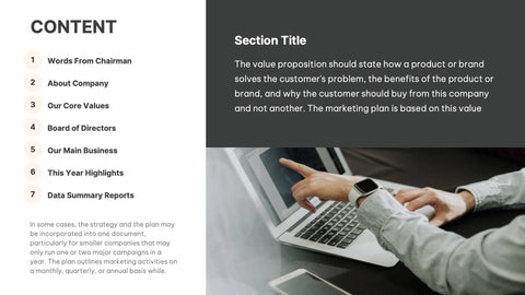 Annual-Report-Deck Slides Light Pink Dark Gray Professional Presentation Annual Report Template S12202201 powerpoint-template keynote-template google-slides-template infographic-template