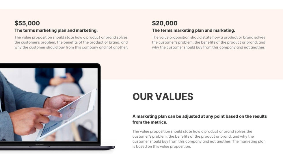 Annual-Report-Deck Slides Light Pink Dark Gray Professional Presentation Annual Report Template S12202201 powerpoint-template keynote-template google-slides-template infographic-template