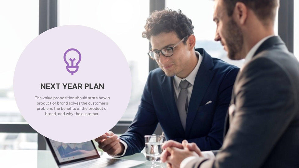 Annual-Report-Deck Slides Light Purple and Lavender Professional Presentation Annual Report Template S12202201 powerpoint-template keynote-template google-slides-template infographic-template