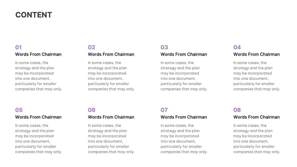 Annual-Report-Deck Slides Light Purple and Lavender Professional Presentation Annual Report Template S12202201 powerpoint-template keynote-template google-slides-template infographic-template