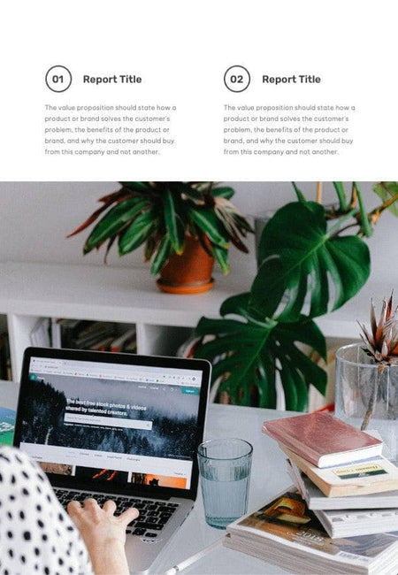 Business-Proposal-2-Pages-Infographics Documents Aqua Spring Minimalist Annual Report Portrait PowerPoint Template powerpoint-template keynote-template google-slides-template infographic-template