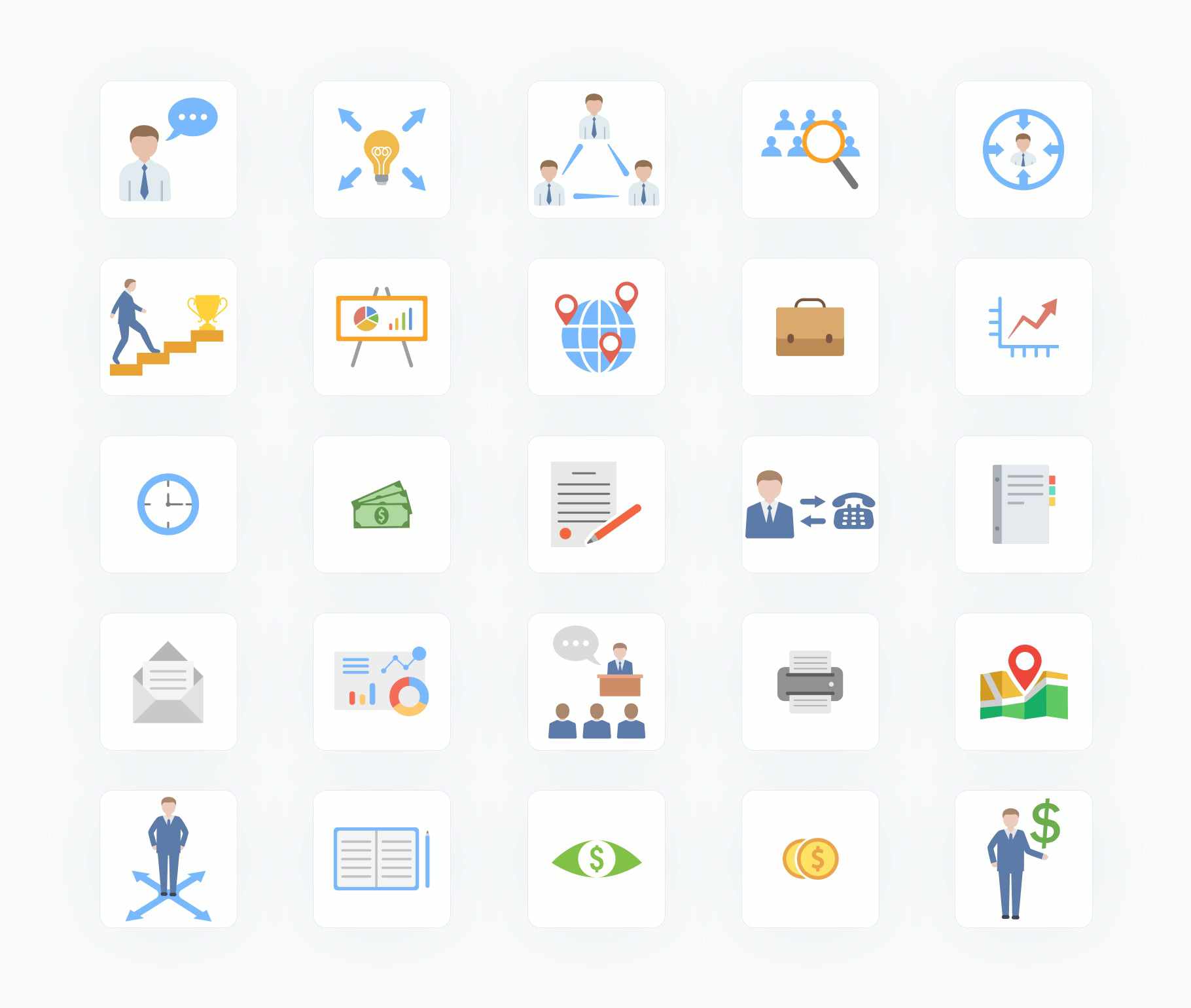 Company Overview Flat Vector Icons S11262101-Icons-Company-Overview-Vector-Icons-Powerpoint-Keynote-Google-Slides-Adobe-Illustrator-Infografolio
