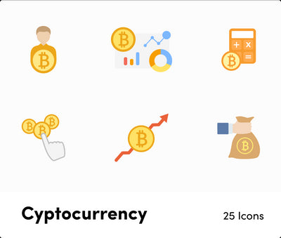 Cyptocurrency Flat Vector Icons S11262102-Icons-Cyptocurrency-Flat-Vector-Icons-Powerpoint-Keynote-Google-Slides-Adobe-Illustrator-Infografolio