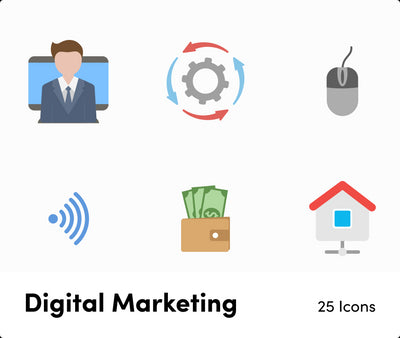 Digital Marketing Flat Vector Icons S11262103-Icons-Digital-Marketing-Flat-Vector-Icons-Powerpoint-Keynote-Google-Slides-Adobe-Illustrator-Infografolio