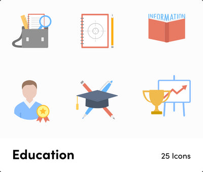 Education-Flat-Vector-Icons Icons Education Flat Vector Icons S01142209 powerpoint-template keynote-template google-slides-template infographic-template