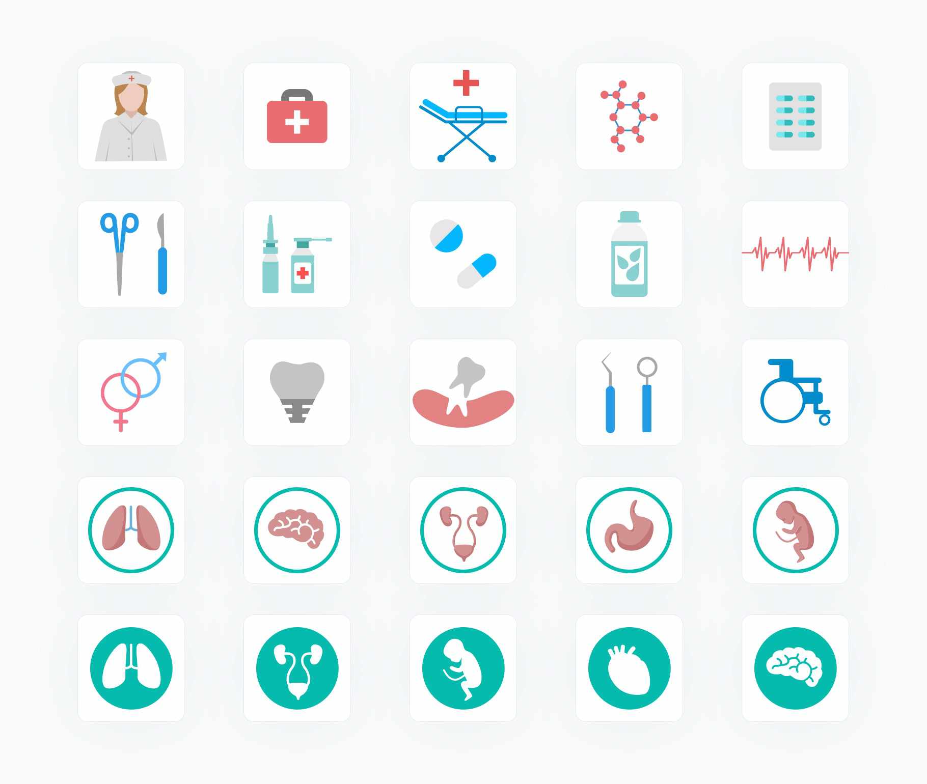 Medical-Flat-Vector-Icons Icons Medical Flat Vector Icons S12082101 powerpoint-template keynote-template google-slides-template infographic-template