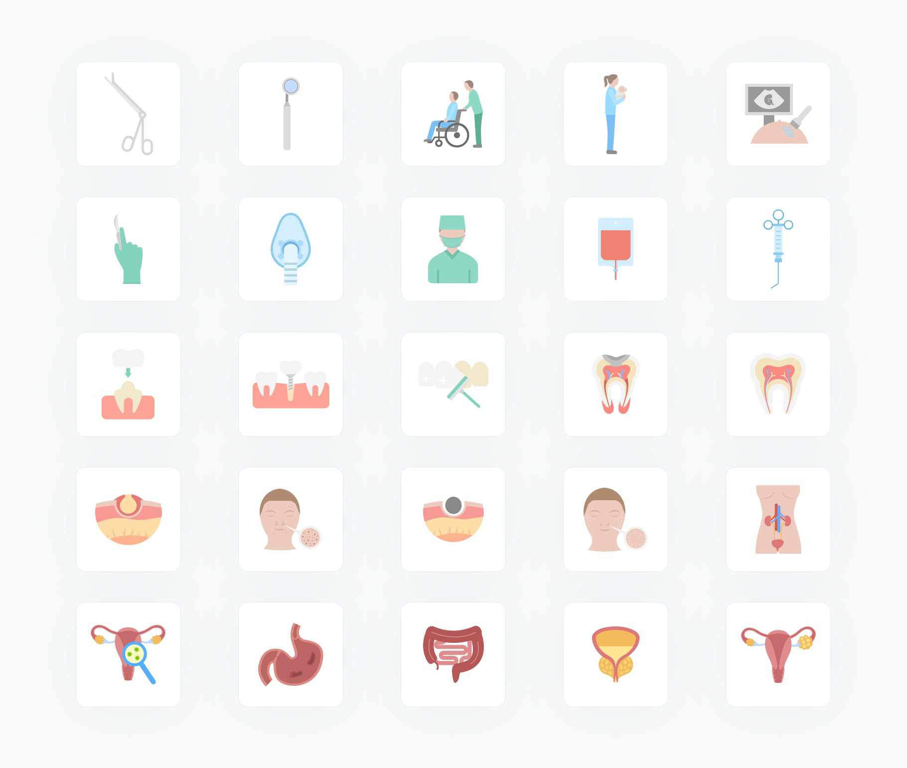 Medicine-Flat-Vector-Icons Icons Medicine Flat Vector Icons S01192206 powerpoint-template keynote-template google-slides-template infographic-template