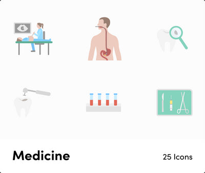 Medicine-Flat-Vector-Icons Icons Medicine Flat Vector Icons S01192208 powerpoint-template keynote-template google-slides-template infographic-template