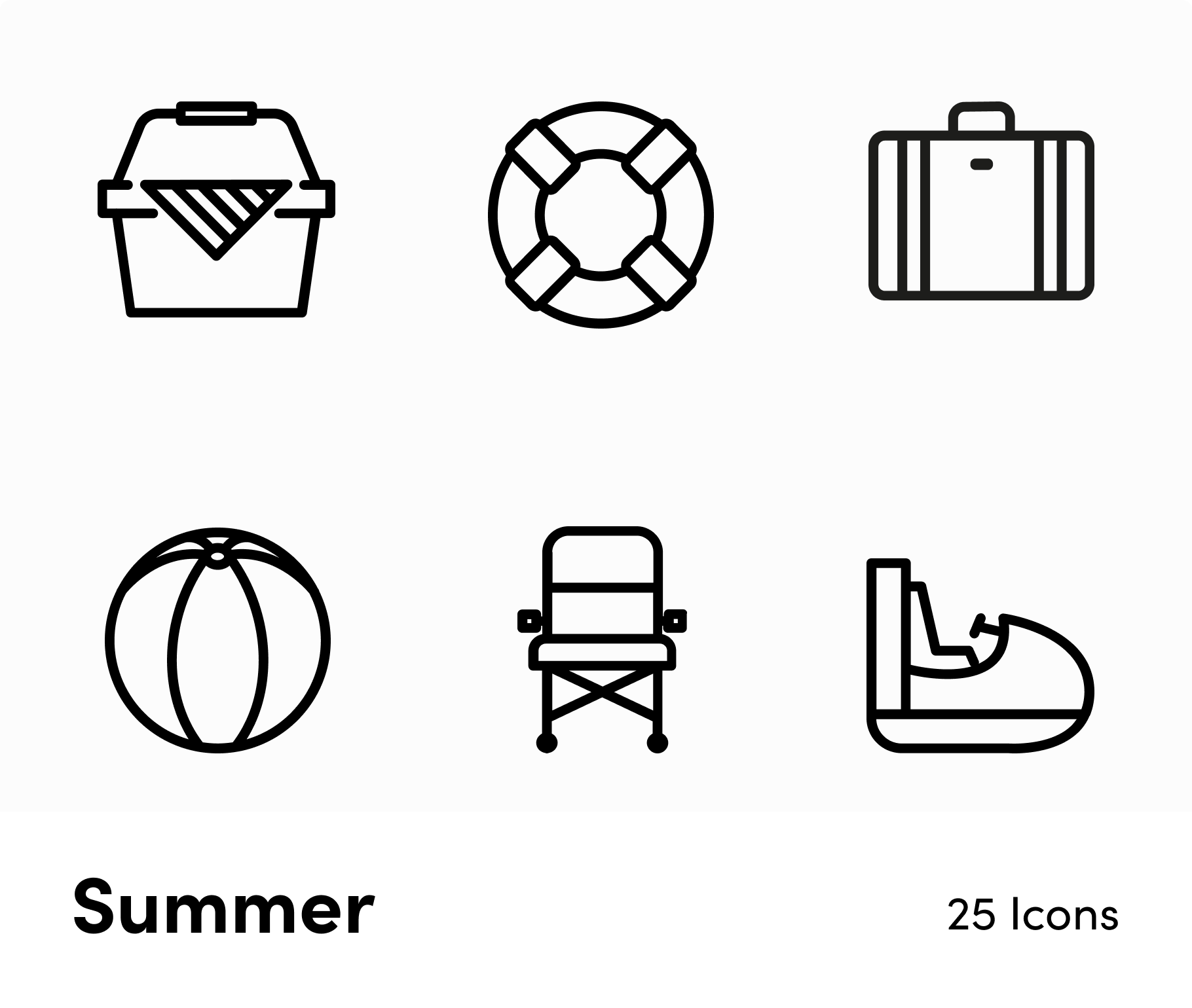 Summer-Outline-Vector-Icons Icons Summer Outline Vector Icons S12212101 powerpoint-template keynote-template google-slides-template infographic-template