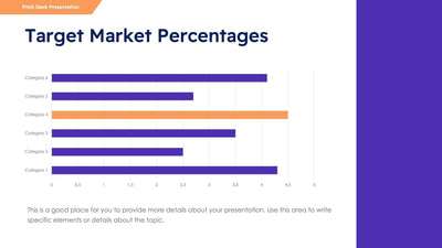 Target-Market-Slides Slides Target Market Percentages Orange and Purple Slide Template S10172201 powerpoint-template keynote-template google-slides-template infographic-template