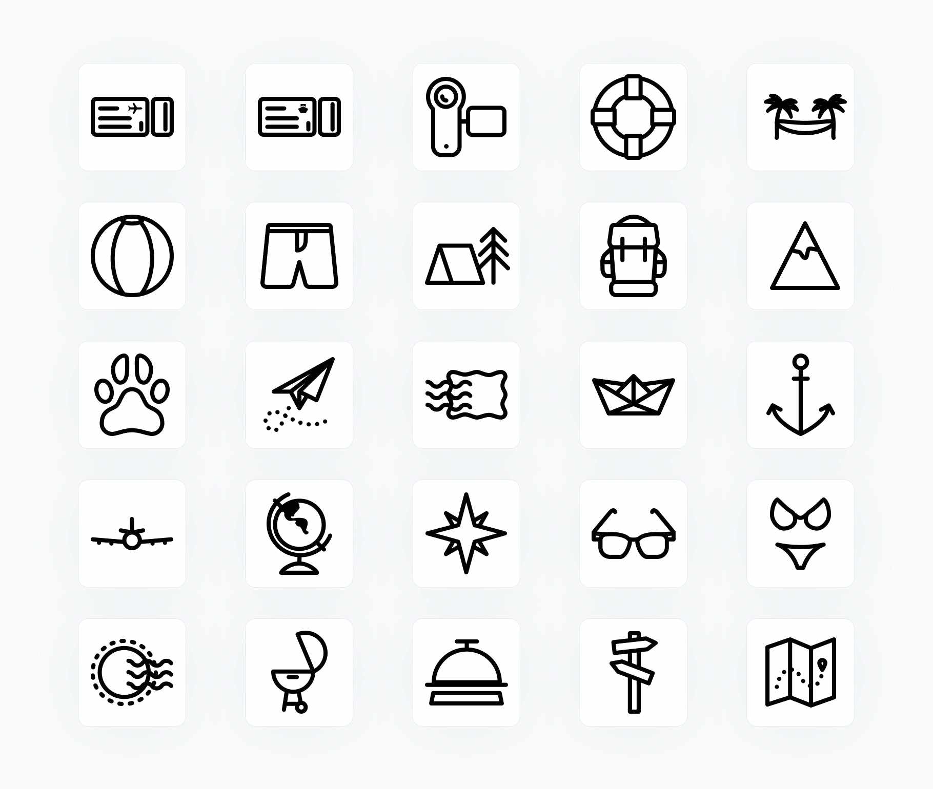 Travel-Outline-Vector-Icons Icons Travel Outline Vector Icons S12162102 powerpoint-template keynote-template google-slides-template infographic-template